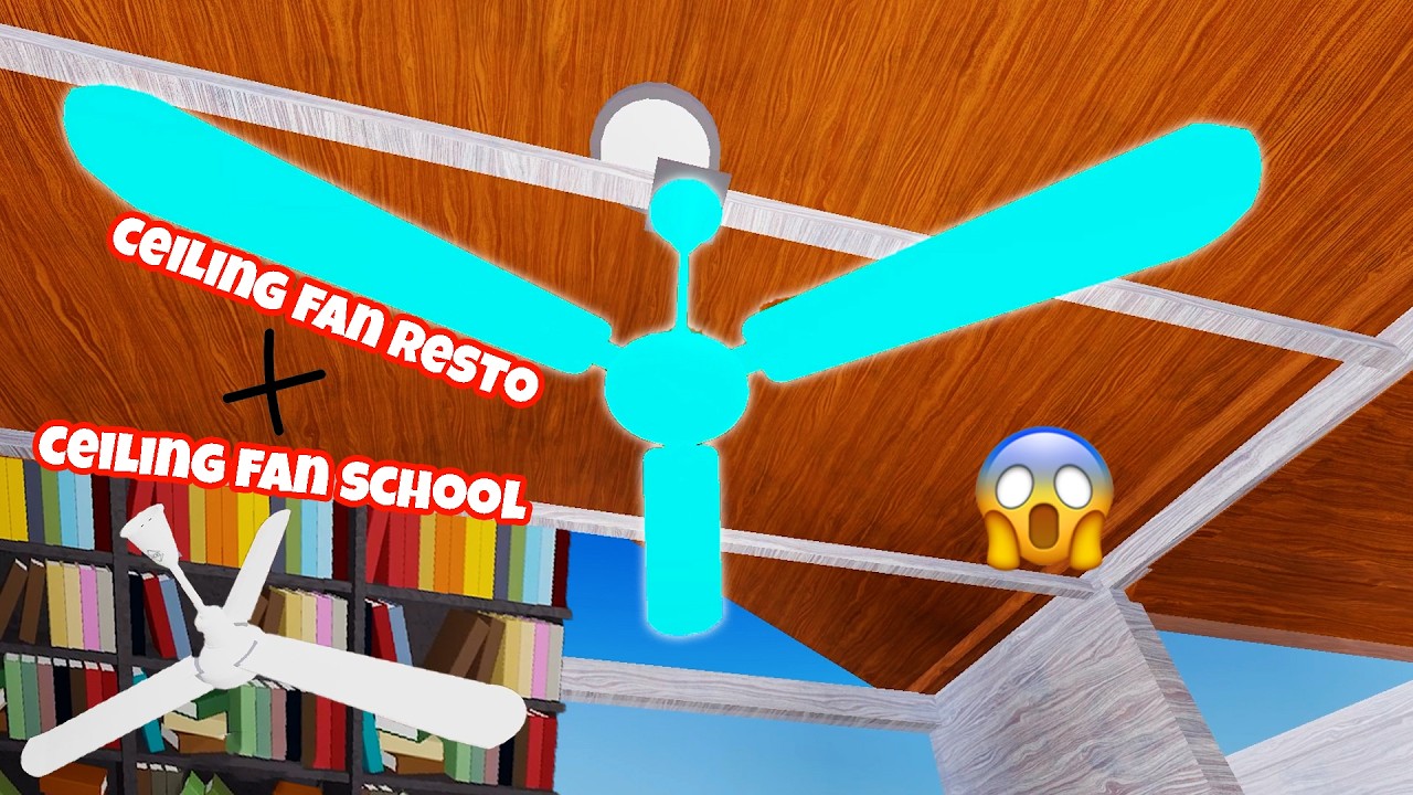 BATALHA DE CEILING FANS NO ROBLOX: RESTO VS SCHOOL! 😱⚔️ | Ceiling Fan Resto vs Ceiling Fan School