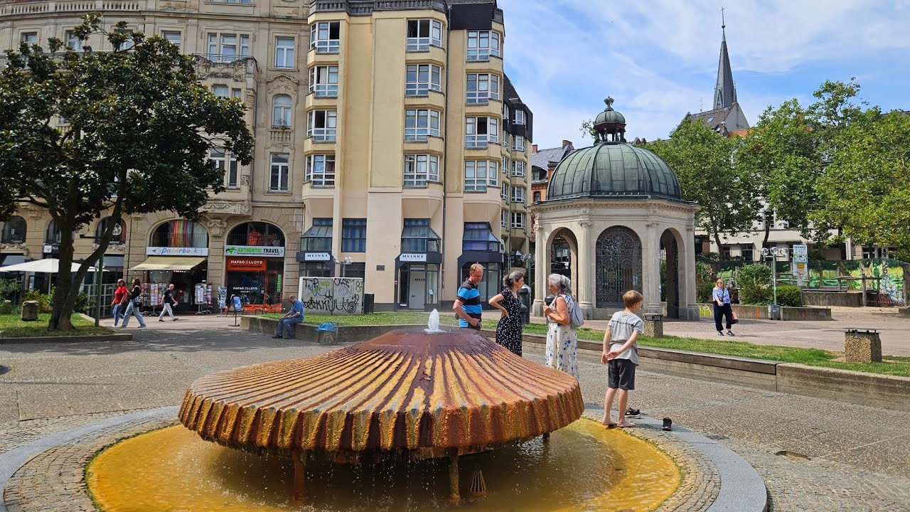 WIESBADEN/GERMANY/Elegance and Secularity of a Resort Town/July2024