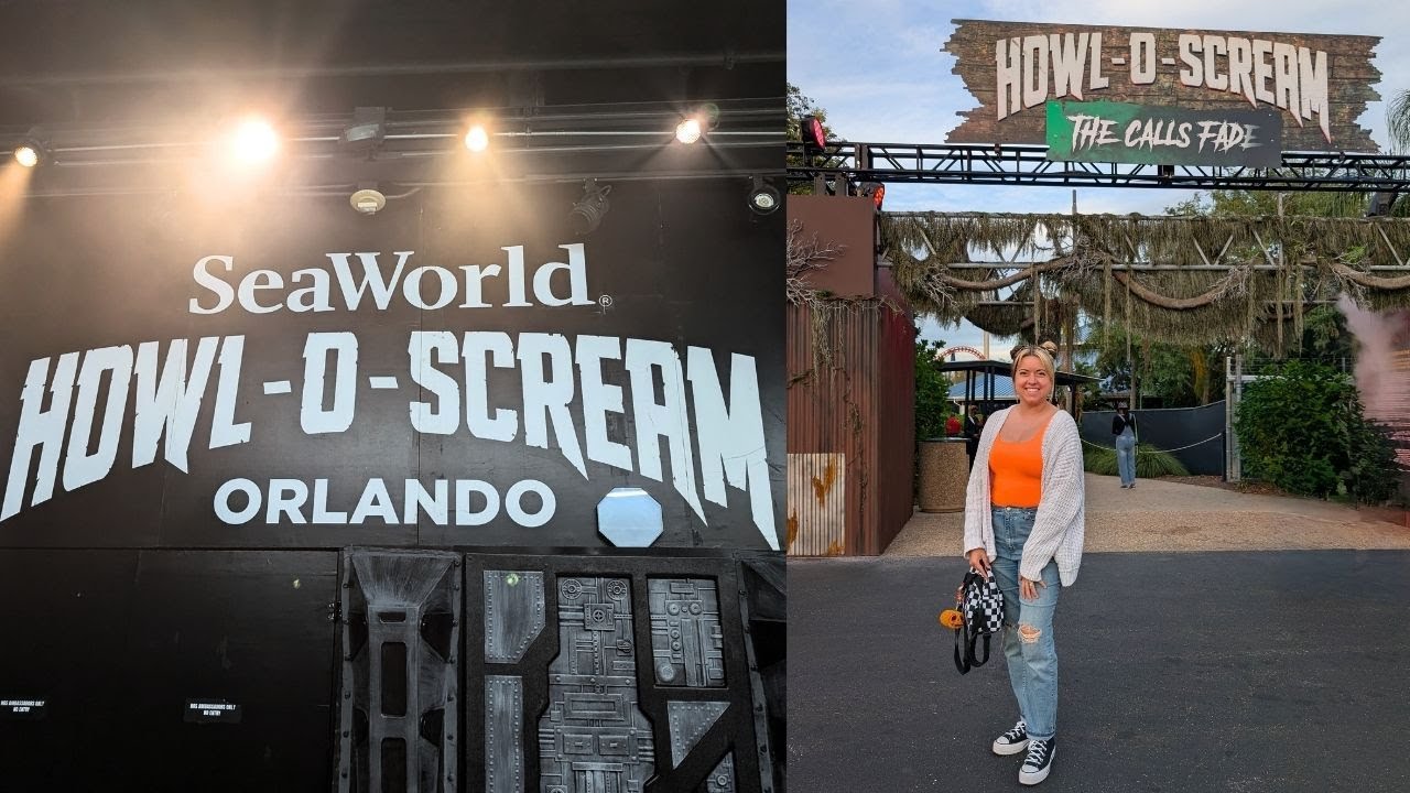 My First time at Howl-O-Scream at Seaworld Orlando 2024!