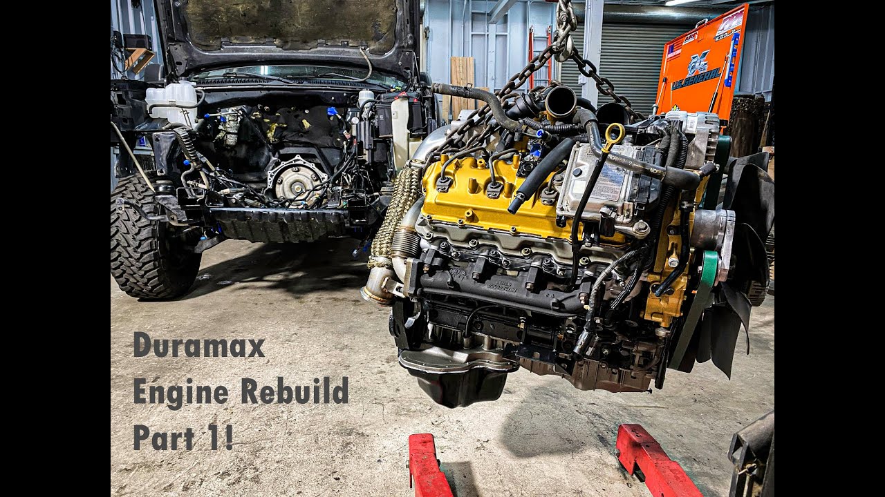 Ремонт двигателя LB7 Duramax: Часть 1 — Снятие двигателя