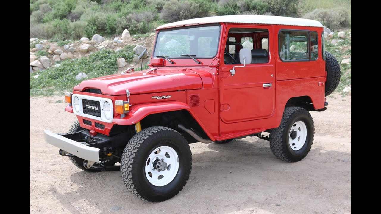1983 Red FJ40 Toyota Land Cruiser For Sale At TLC!