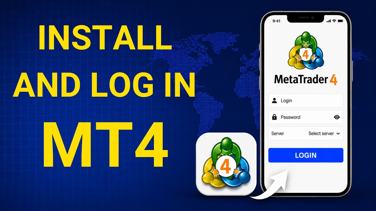 How to Install and Log In to MT4 on Mobile (Android/iPhone iOS) | MT4 (MetaTrader 4) Guide [0029ĐT]
