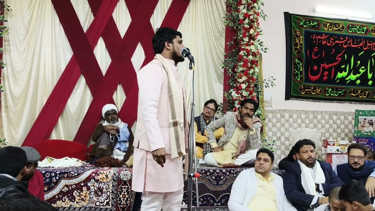 Bazm e muntazir.jnb zuher sultanpuri sb chok sadat Shikarpur up india 