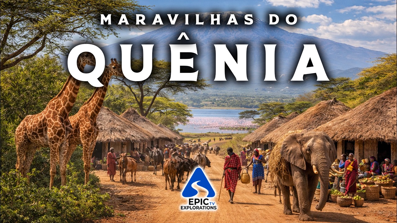 Maravilhas do Quênia | Os lugares mais Incríveis do Quênia | 4K Guia de Viagem