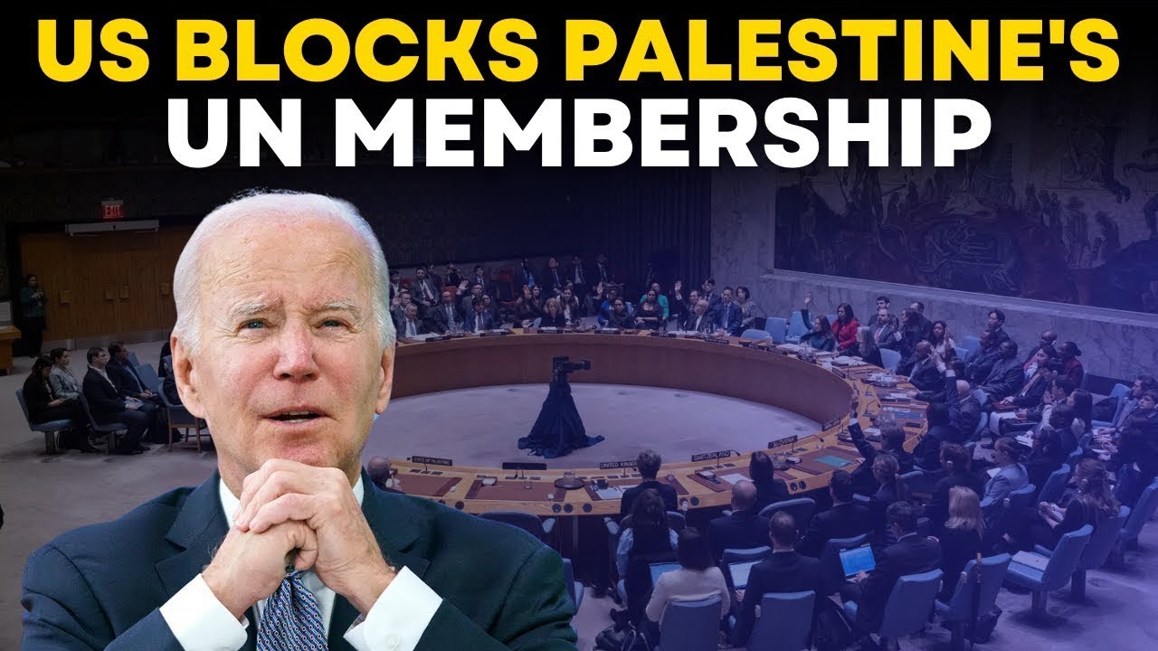 UN News LIVE | US Vetoes UNSC Resolution of Palestine's Full UN Membership | Times Now LIVE