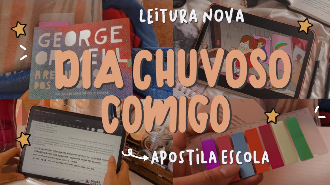 Rotina de estudante | um dia chuvoso nas f&eacute;rias, ipad nos estudos e +  💫