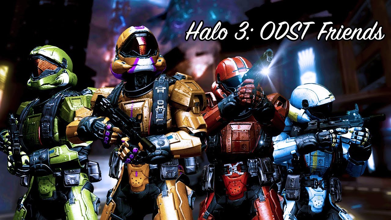 Halo Friends prepare to drop (Halo 3: ODST Friends Highlights)
