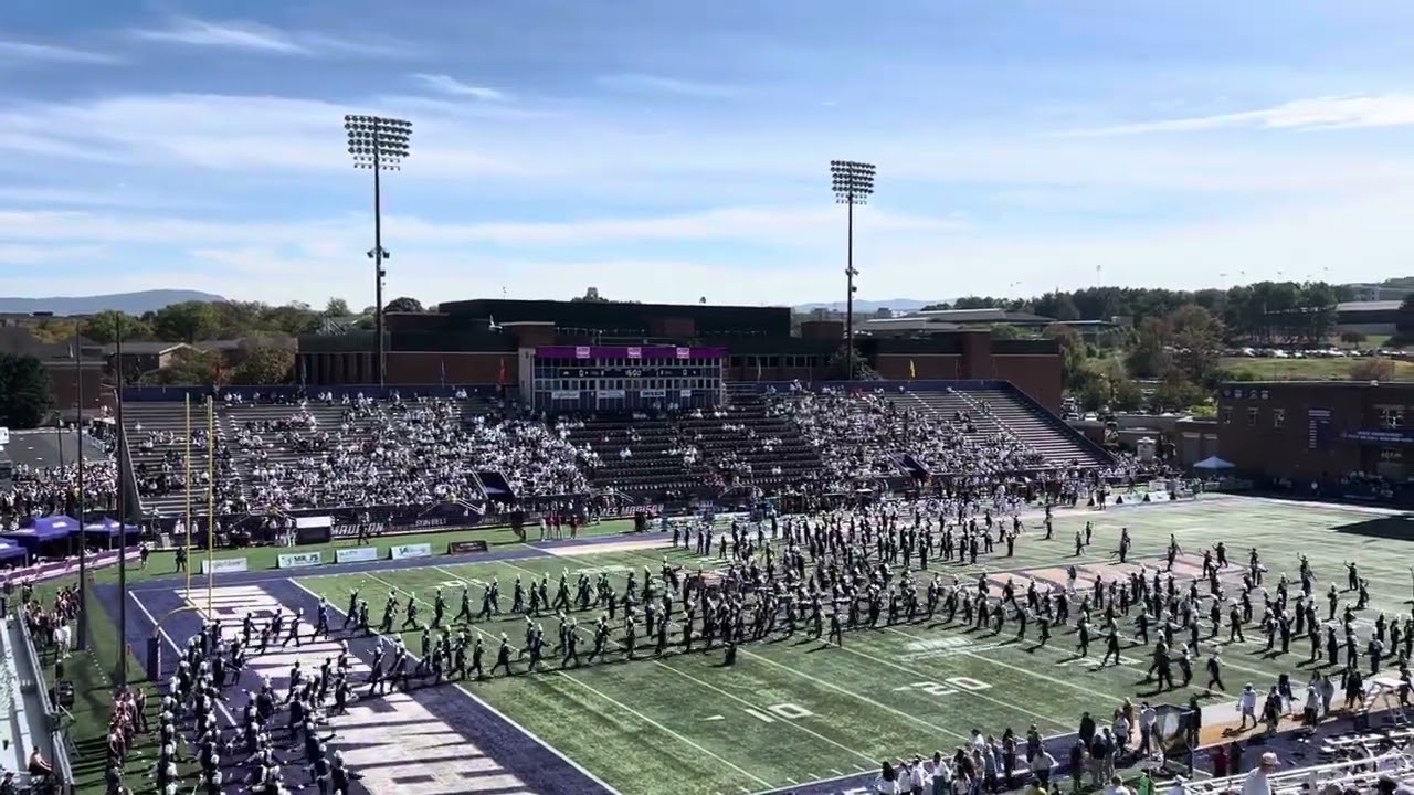 JMU MRD Halftime Entrance & Fight Song - 10/11/2025