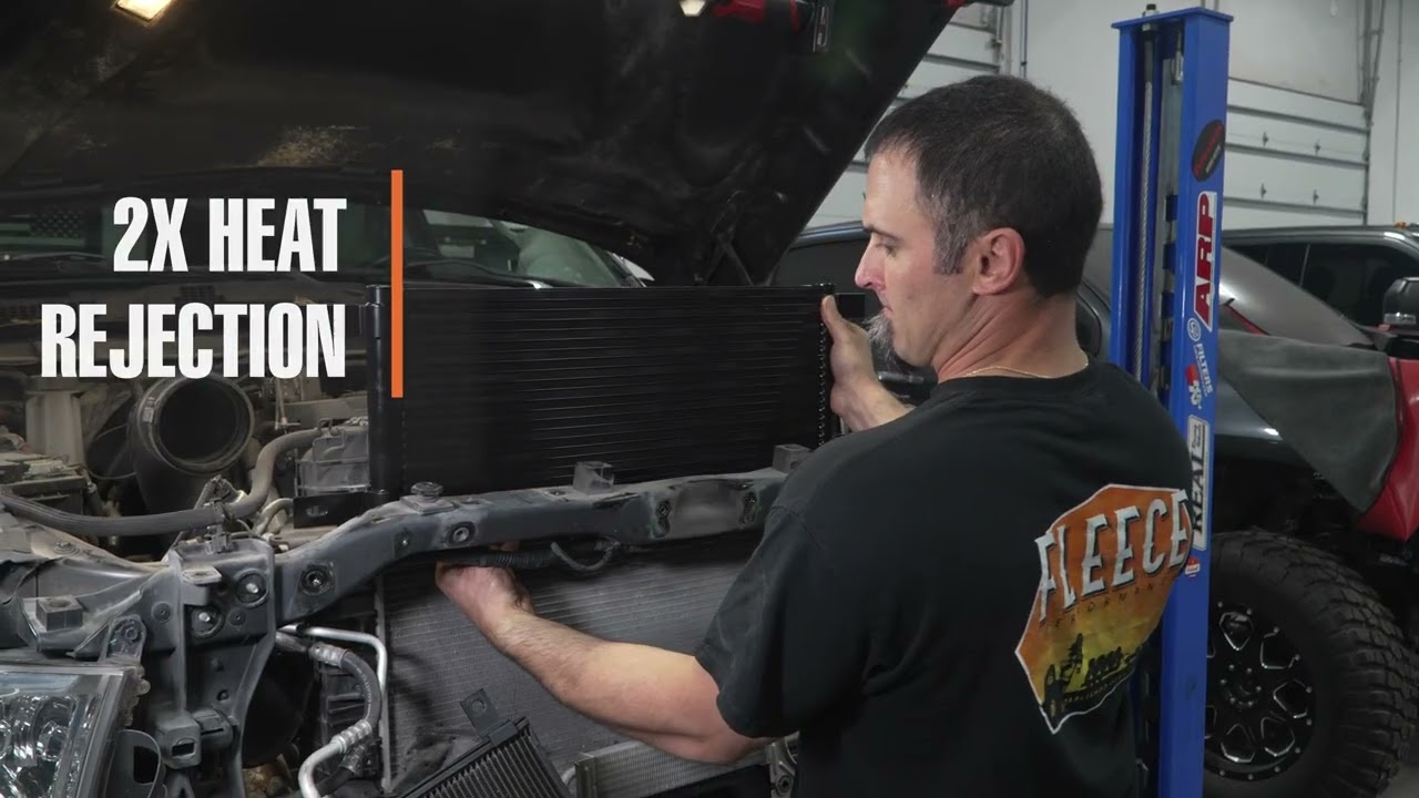 Upgraded Fleece Performance Transmission Cooler for the 2013-2018 Ram!