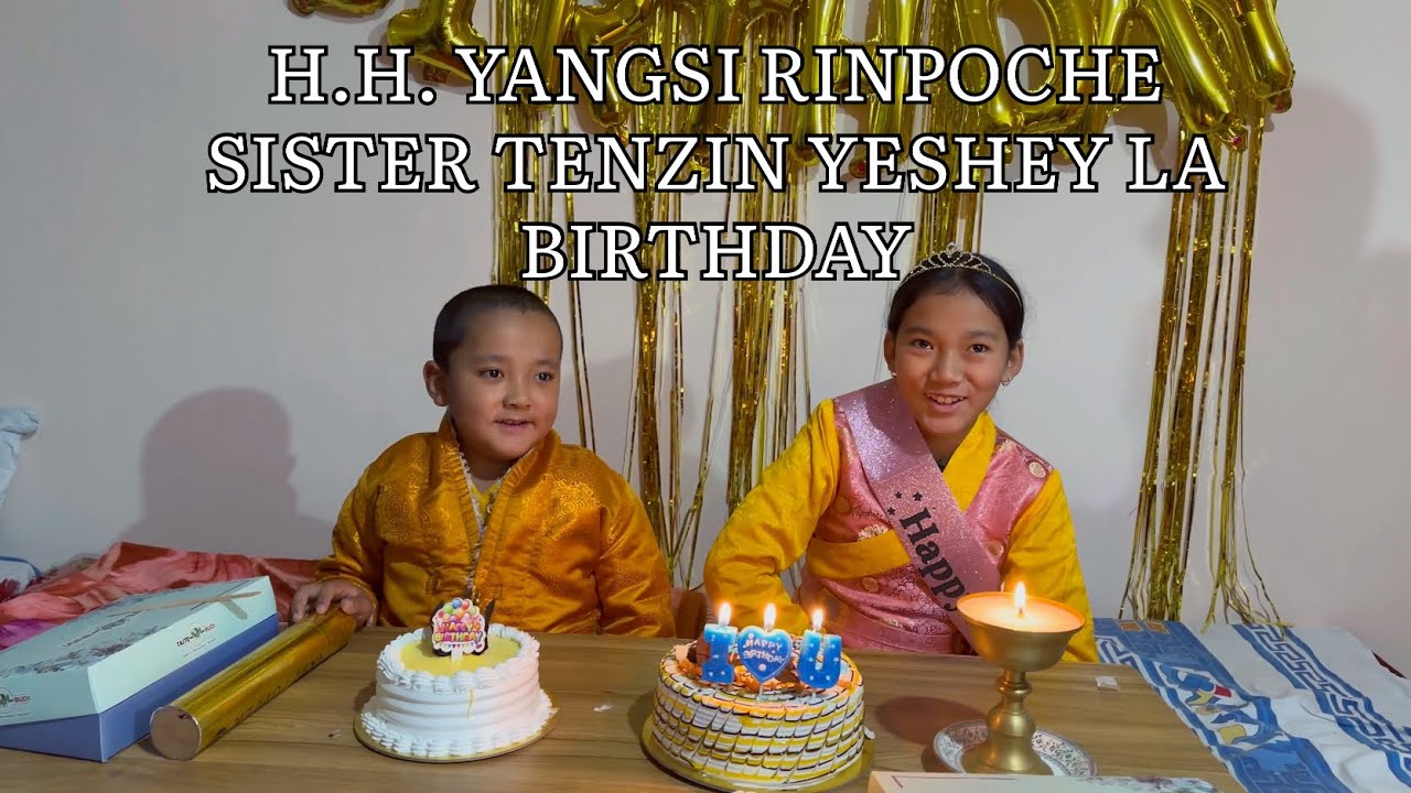 h.h yangsi Rinpoche sister birthday 11/12/2023 #dorjedrakmonastery #shimla