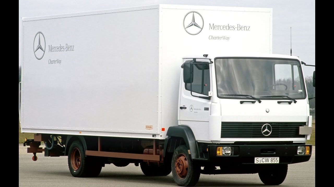 Быстро запуск дизельного мотора Mercedes 814 в  мороз -27 .