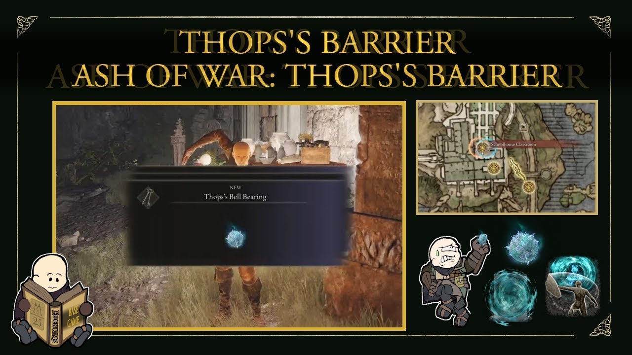 ELDEN RING™  Thops's Barrier and Ash of War: Thops's Barrier location