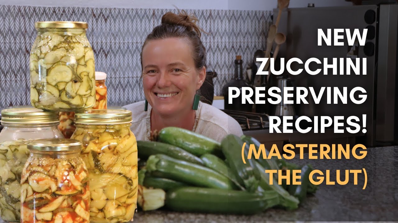 Our best way to preserve zucchini's on the shelf!