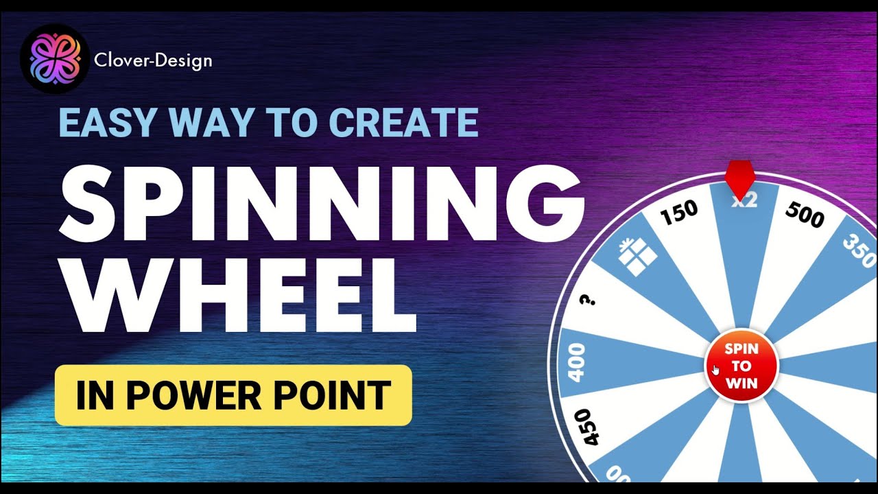 Watch Me Make a Spinning Wheel in PowerPoint in Just Seconds!