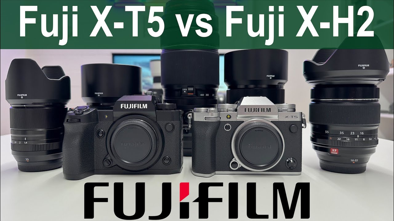 New Fuji X-T5 vs Fuji X-H2 | BEST APS-C for PRO Photographers