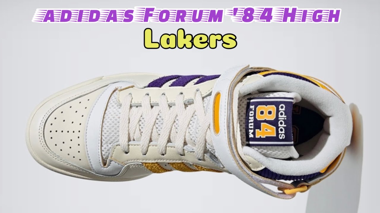LAKERS adidas Forum '84 High DETAILED LOOK and Release Update
