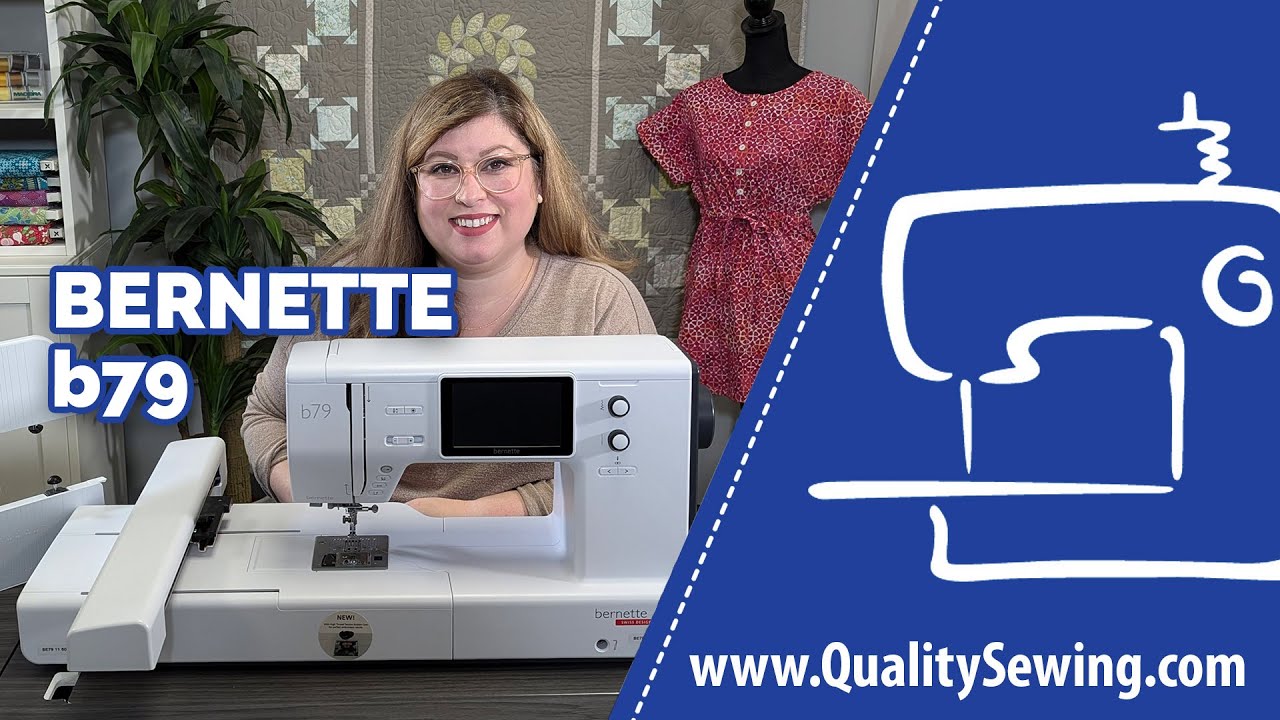 Top-of-the-Line Bernette b79 Sewing & Embroidery: Features & Demo