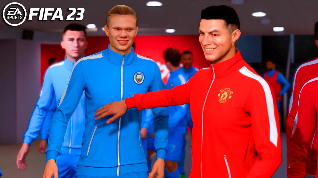 FIFA 23 | Man City Vs Man United Ft. Erling Haaland, Ronaldo, | Gameplay