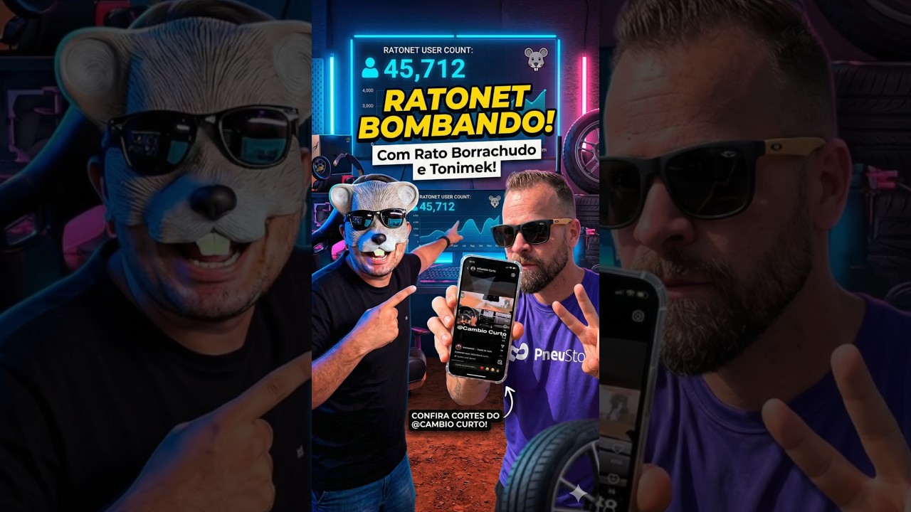 @ratoborrachudo e @Tonimek v&ecirc;em como est&aacute; a ratonet e colocam os cortes do @C&acirc;mbioCurto