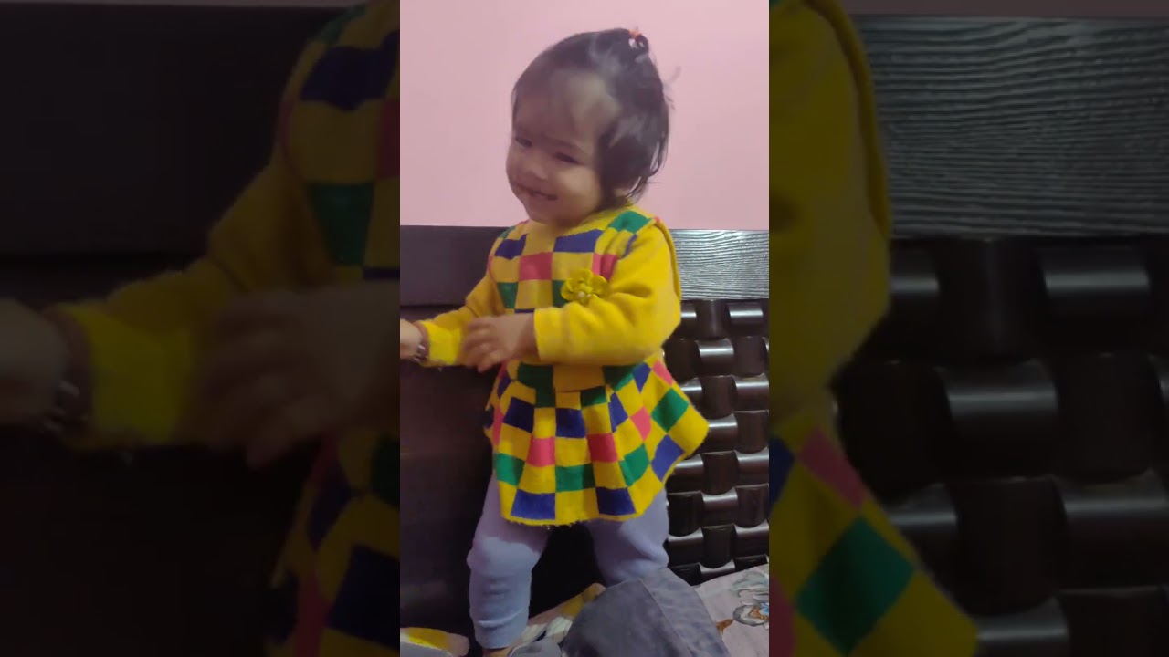 #Full entertaining  baby 👶 #smiling face 😃 #with enjoying life 😍
