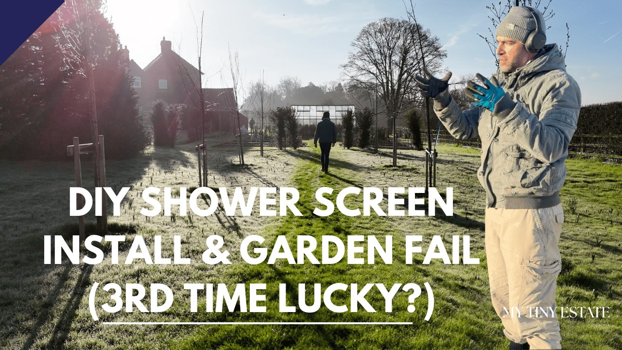 Tiling Our Dream Shower + Hedging Disaster 3rd Time Lucky?! | My Tiny Estate Renovation