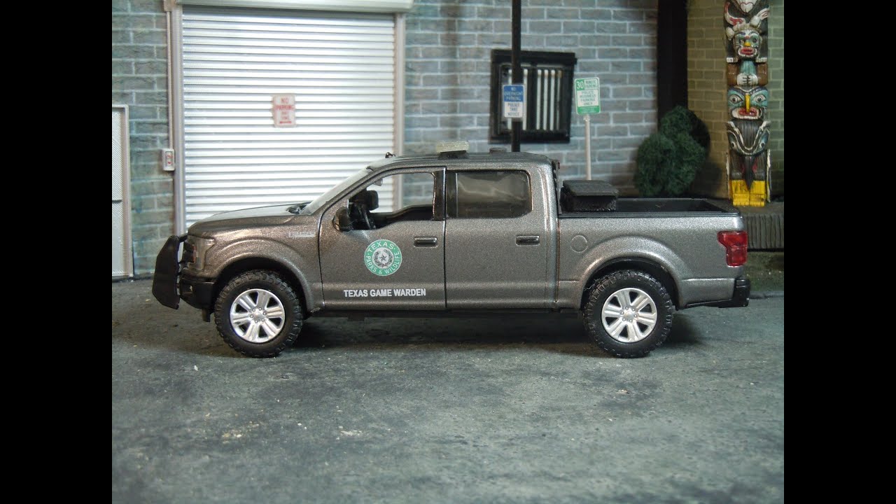 Texas State Police Game Warden 1/24 scale Ford F150 with lights.