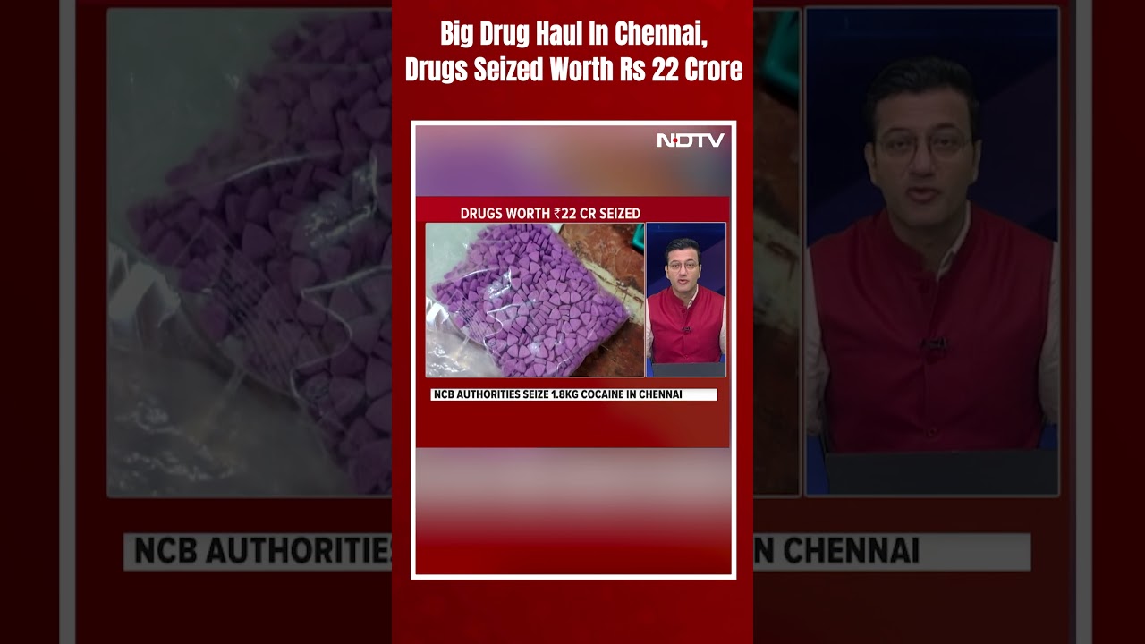Chennai News | Big Drug Haul In Chennai, Cocaine, MDMA Seized Worth Rs 22 Crore