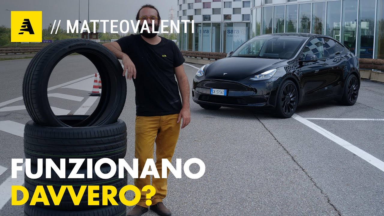 Gomme auto ELETTRICHE: funzionano DAVVERO? Comparativa STRUMENTALE con TESLA Model Y Performance