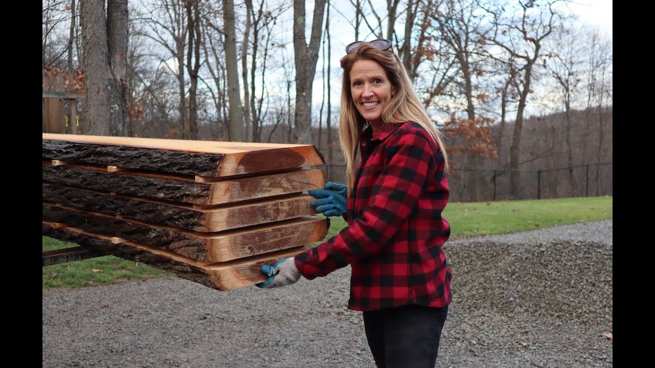 #653 LIVE EDGE SLABS From my Least Favorite Wood, Actually Beautiful