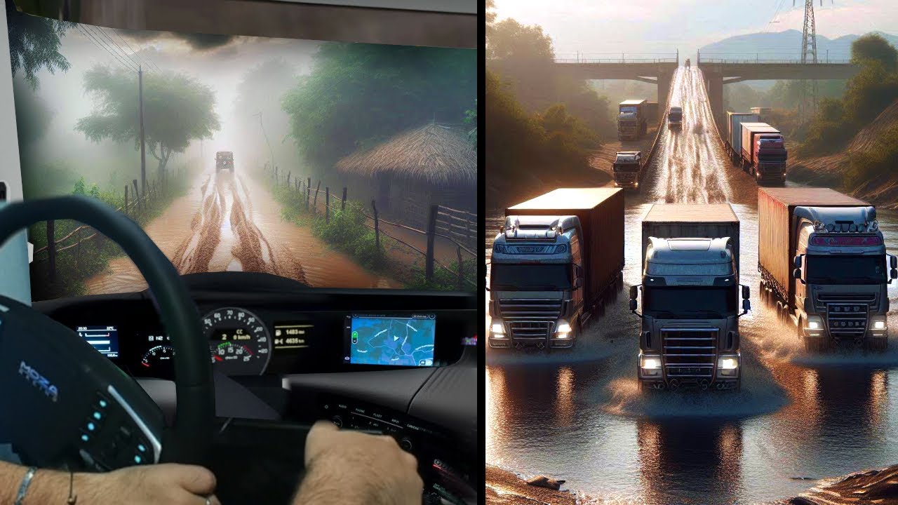 Strada di Montagna STERRATA e ALLAGATA - Euro Truck Simulator 2