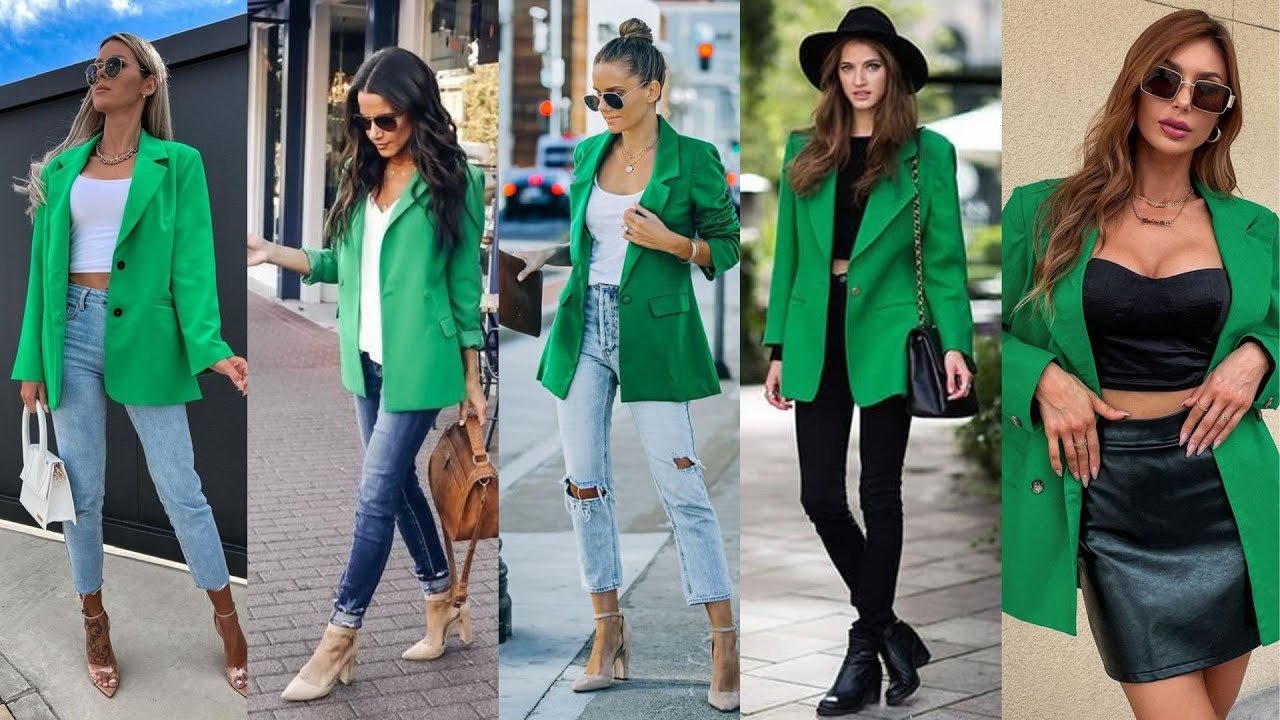 Rocking Green Blazers with Confidence