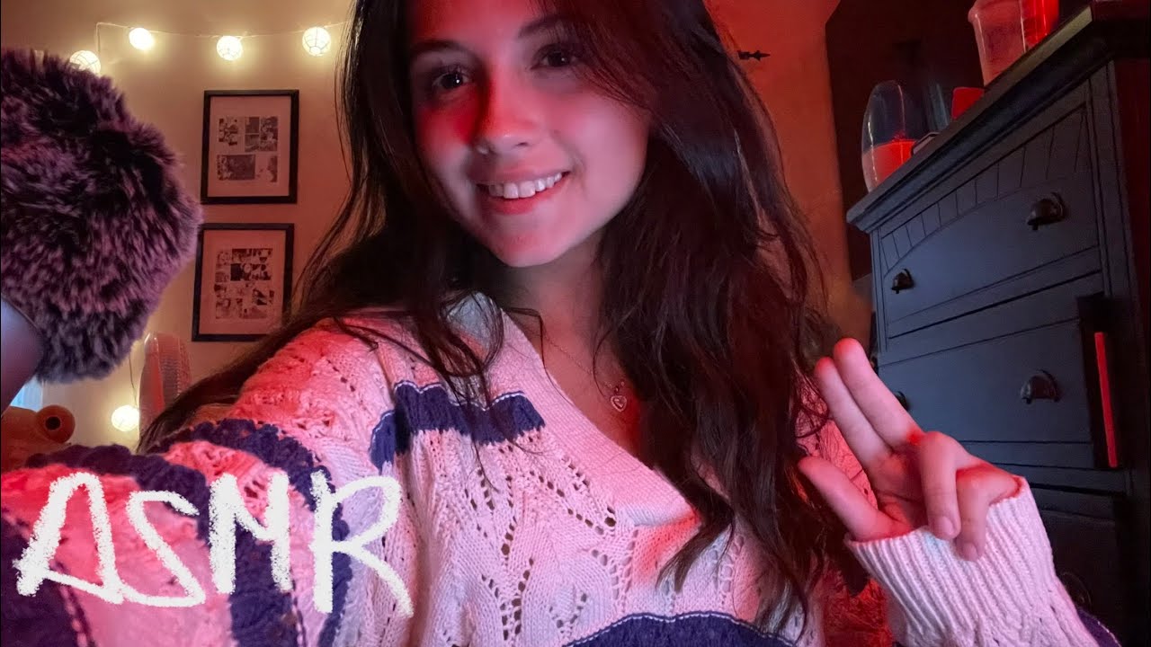 ASMR focus exam with positive affirmations (finger fluttering, whispers, and plucking)