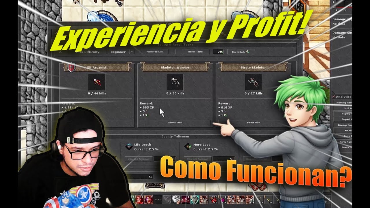 Guìa Del Nuevo Sistema de TASK de TIBIA! ✅