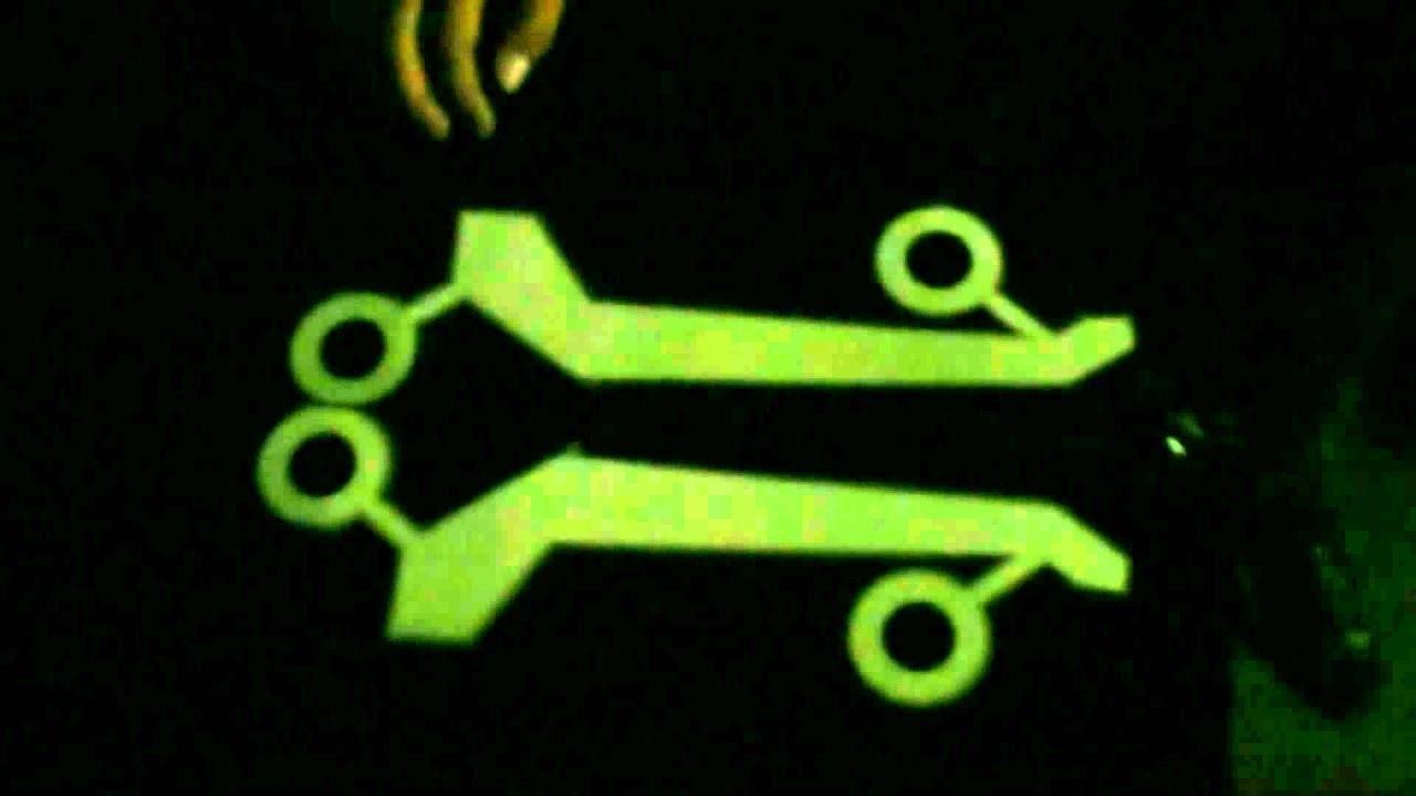 EL Panel Power Shape - TRON Chest Pair