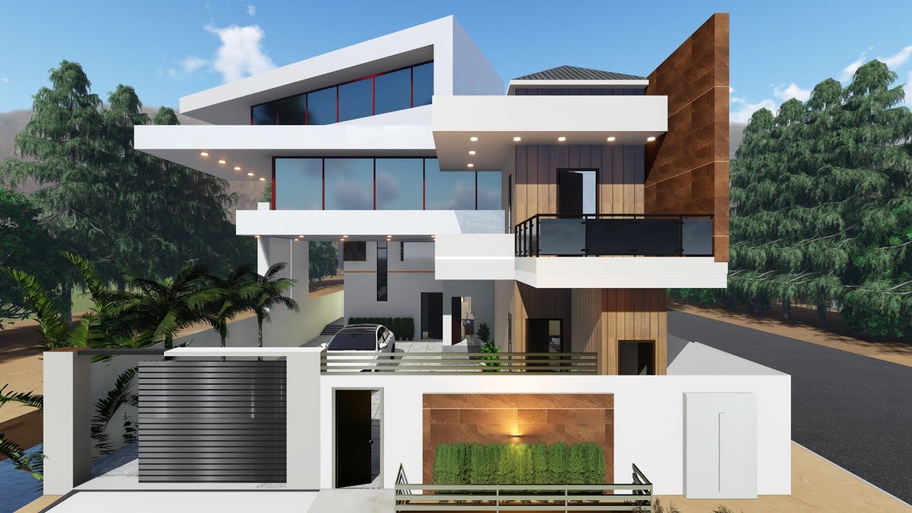 Ultra-Modern Luxury Home | Cinematic Exterior & Interior 3D Animation