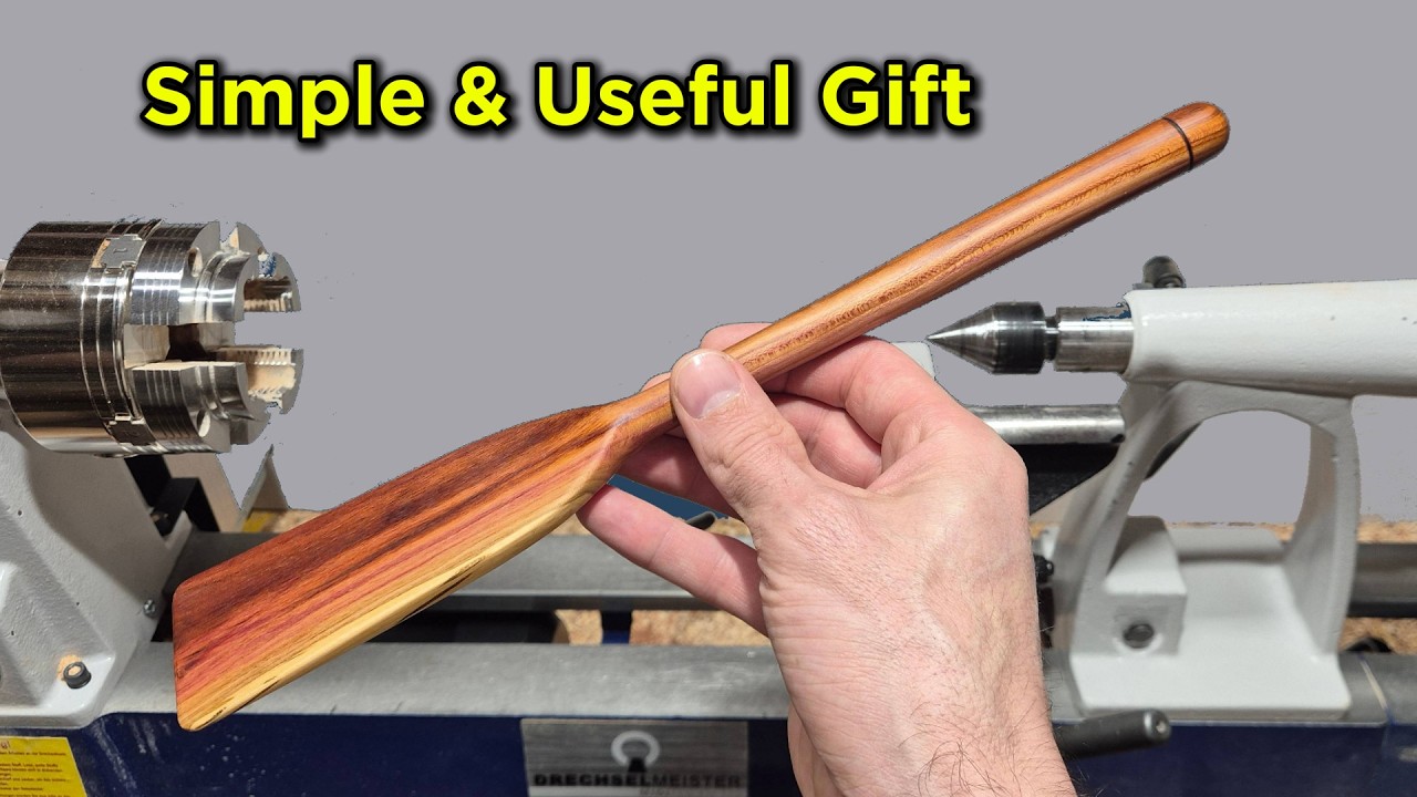 Woodturning a Wooden Spatula – Premium Woodworking