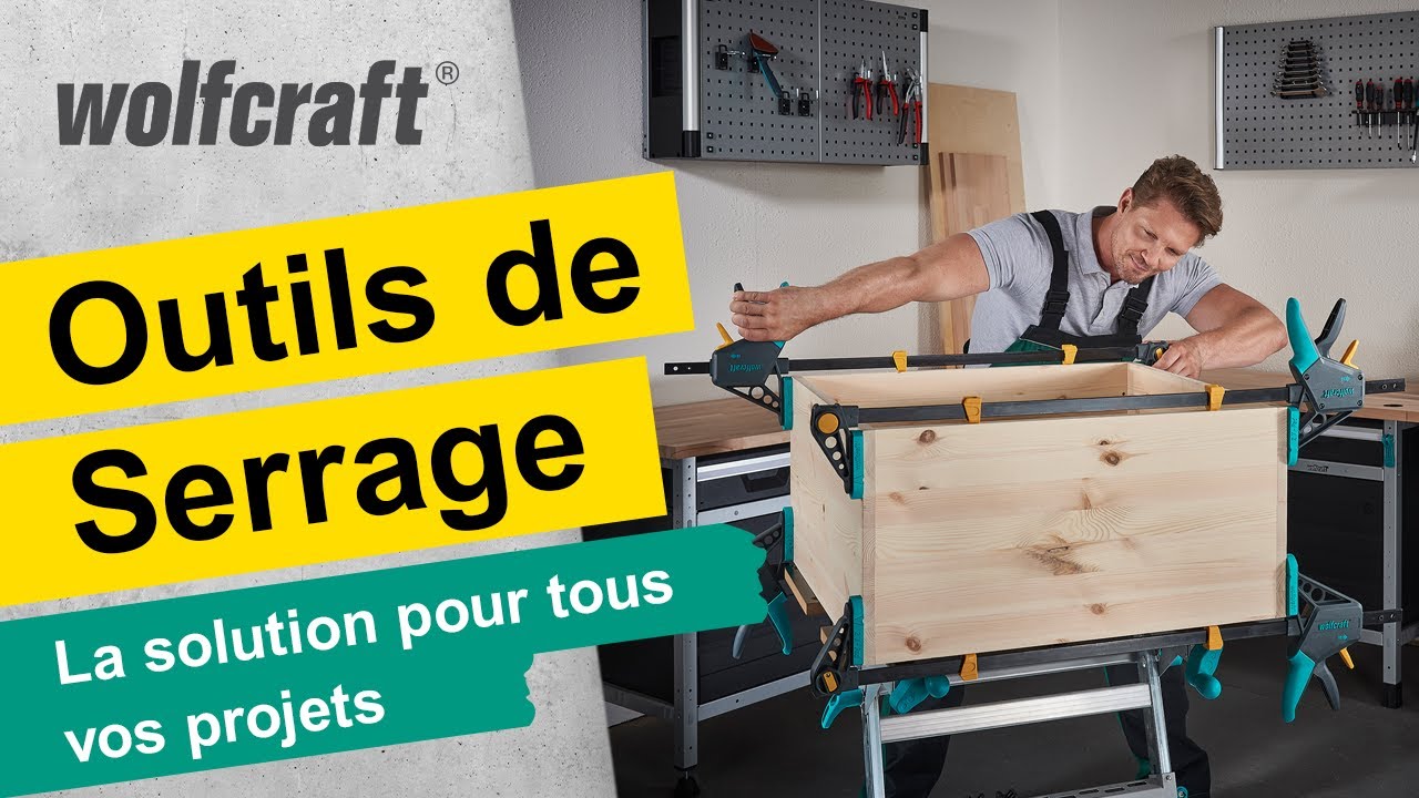Des solutions de serrage pour tous vos projets de bricolage | wolfcraft