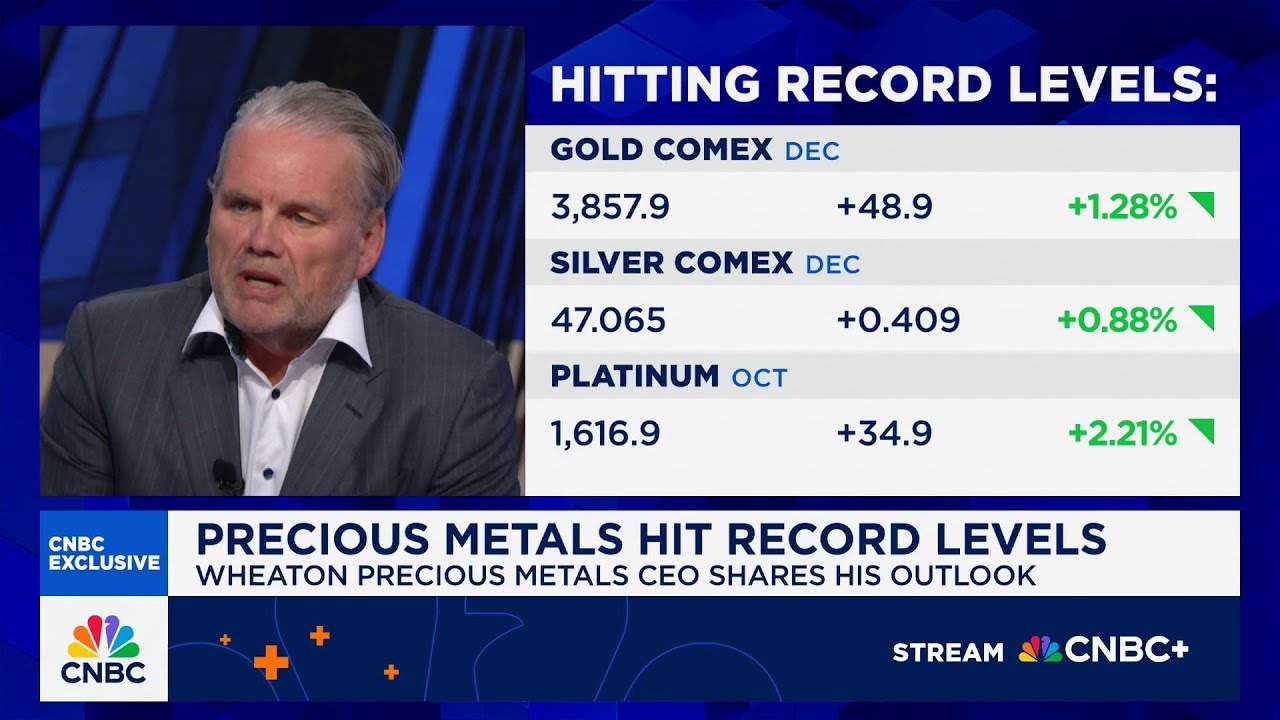 Wheaton CEO Randy Smallwood: Gold streaming model delivers upside with less risk