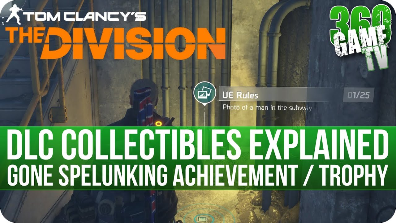 The Division - How Collectibles work in the Underground DLC (Gone Spelunking Achievement / Trophy)
