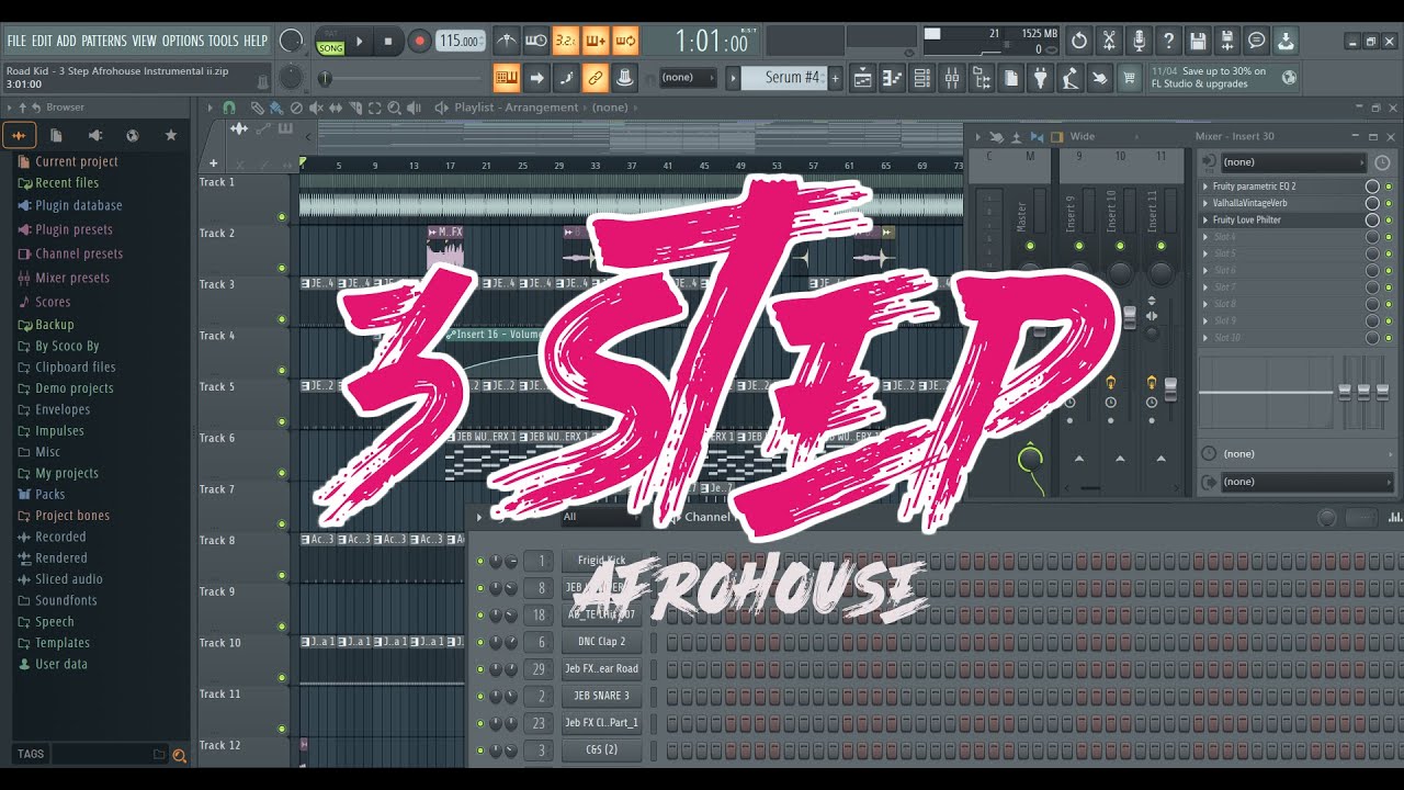 FREE 3 Step Afrohouse Type Beat + FLP - 3 Step Afrohouse ii