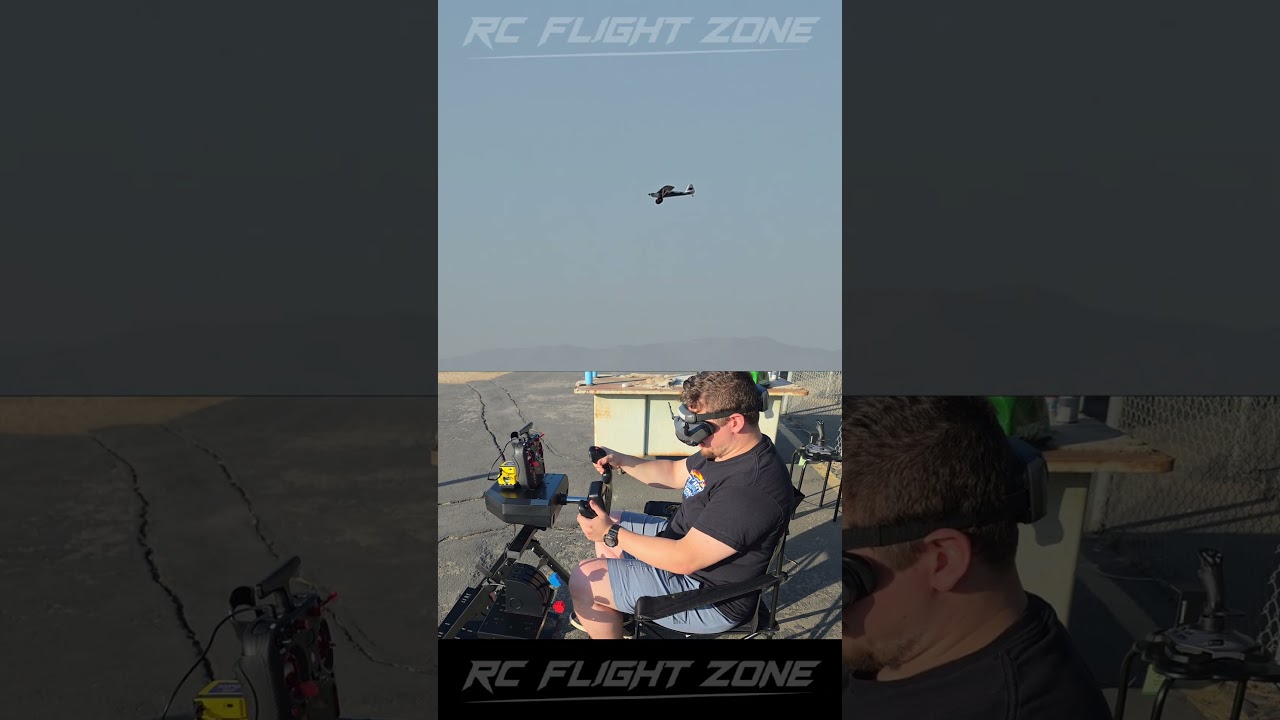 🌟Real pilots fly with a yoke, so why not RC planes?  #aviation #rcplane  #fpvdrone