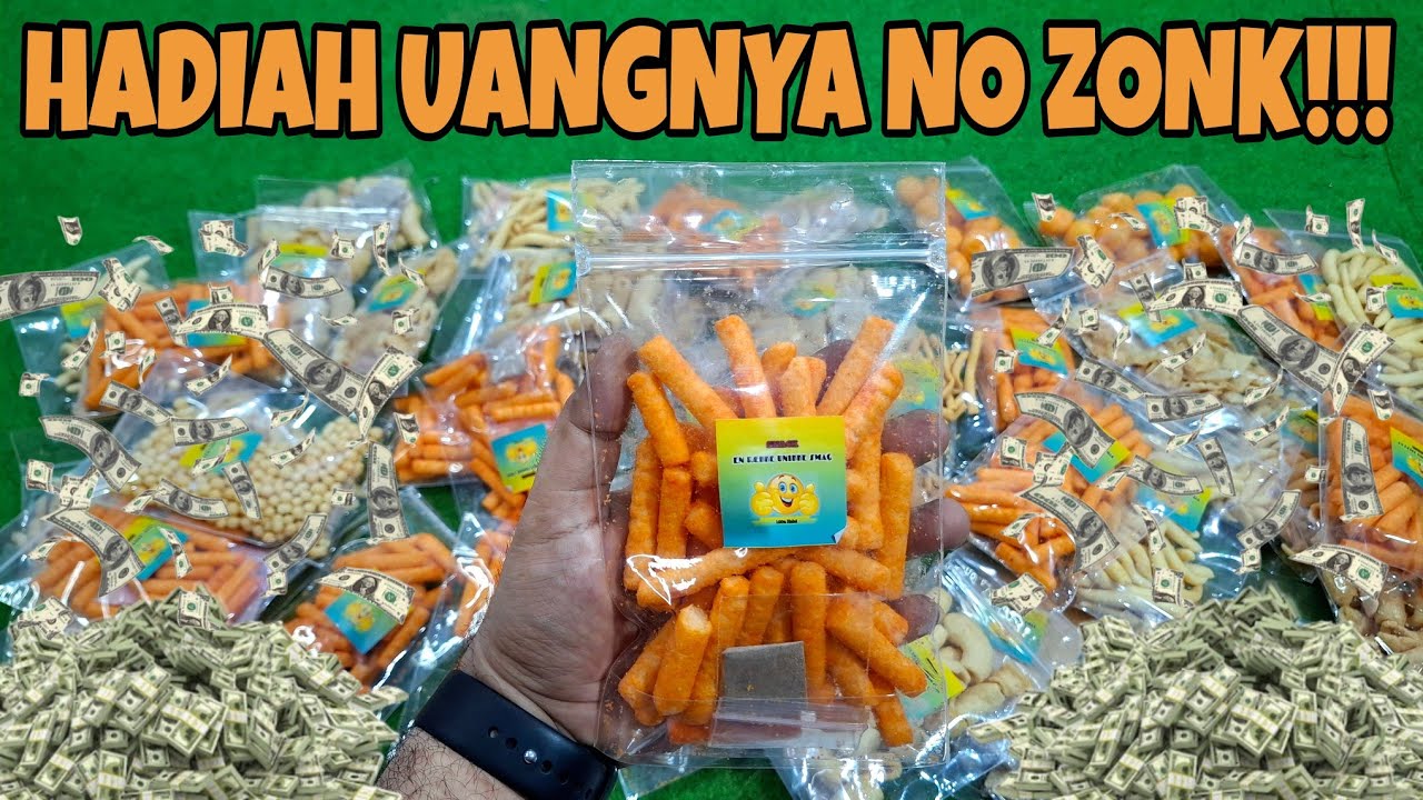 SETIAP BUNGKUS ADA UANGNYA!!! UNBOXING SNACK BERHADIAH UANG TUNAI NO ZONK