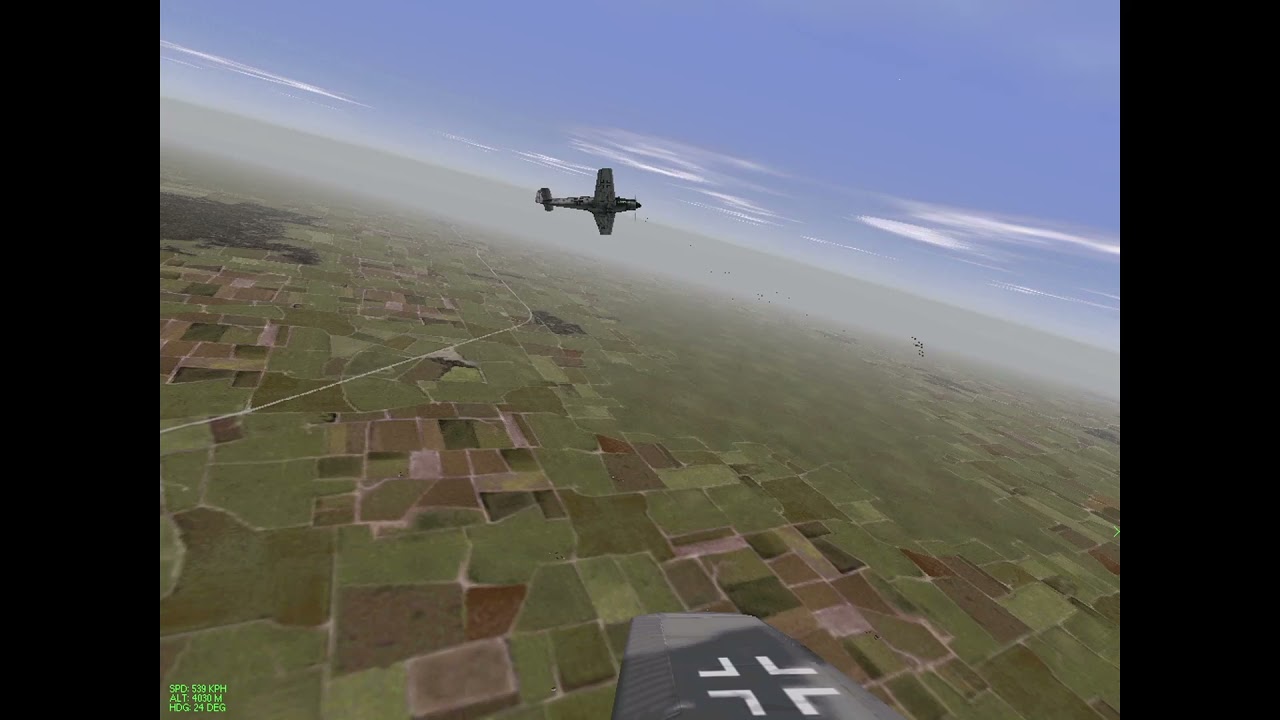 European Air War, Microprose, 1998. Intercept bombers over Hamburg, no commentary.