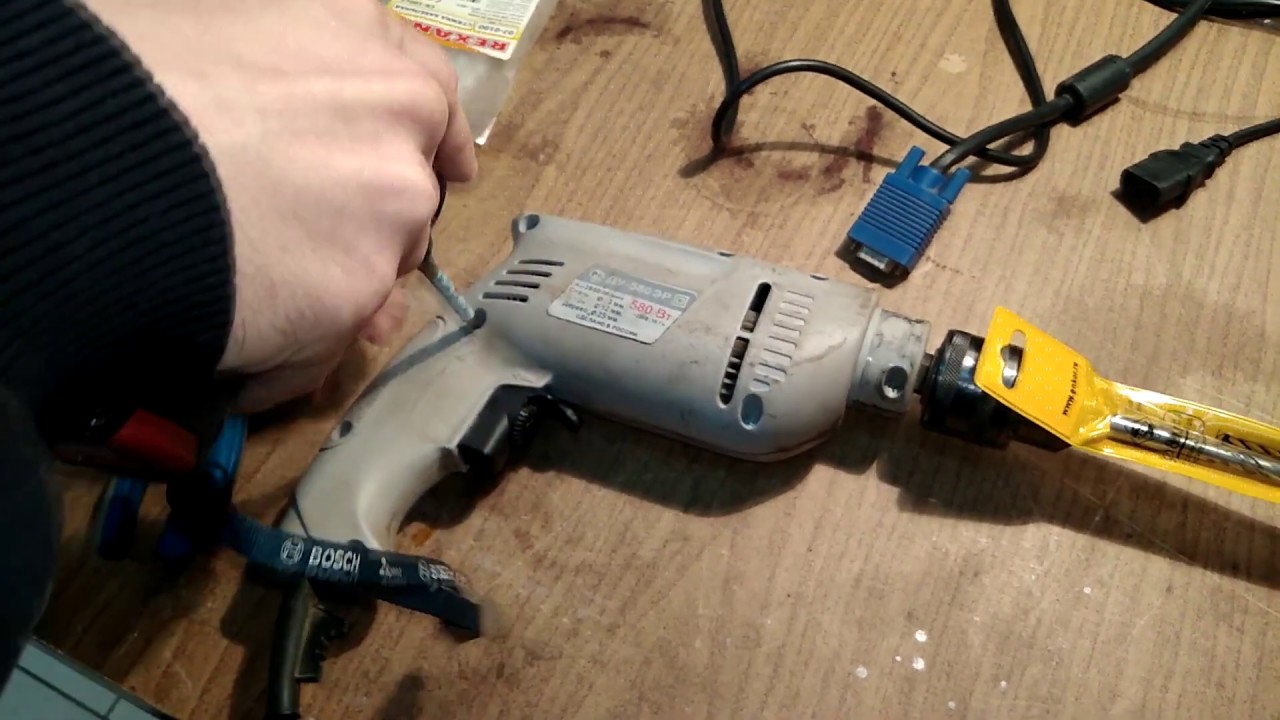 Глюк в дрели Интерскол