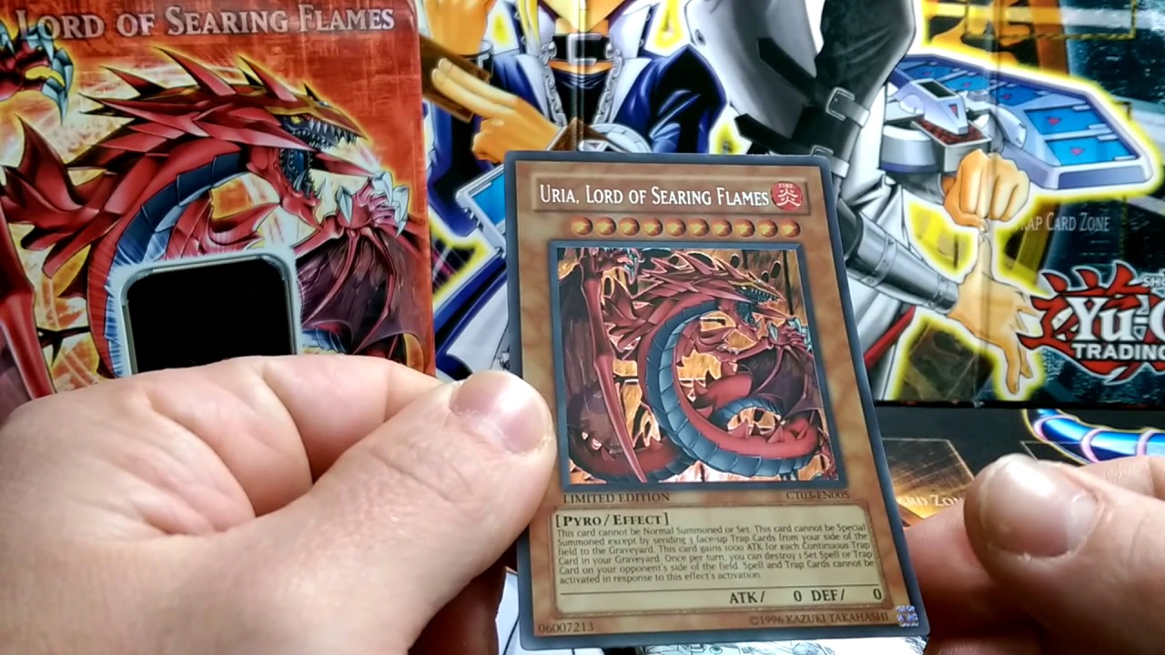 Yugioh Uria, Lord of Searing Flames Tin Opening