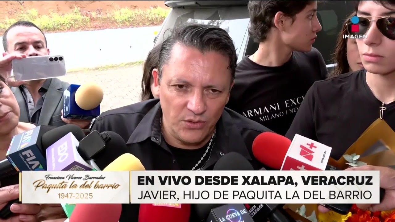 Hijo de Paquita la del Barrio desde FUNERAL confirma que SÍ hay TESTAMENTO | De Primera Mano