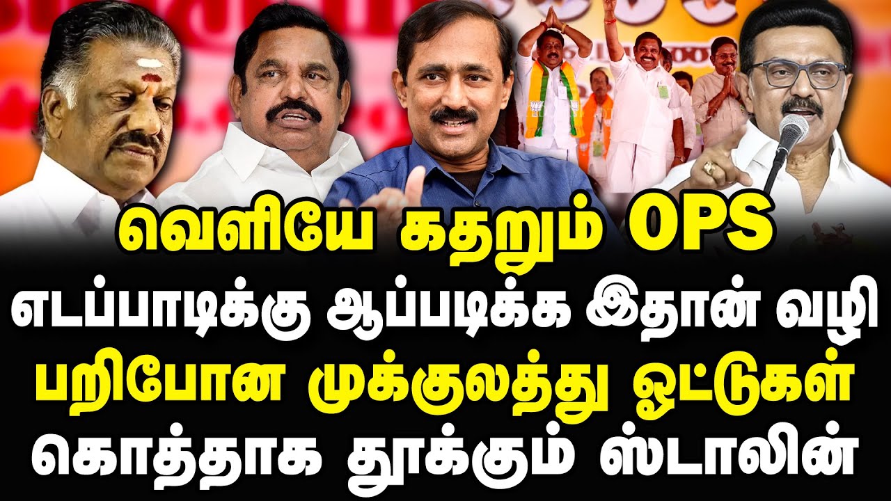 வெளியே கதறும் OPS? எடப்பாடியால் பறிபோகும் முக்குலத்து ஓட்டுகள்! Ponraj Interview #admk #ops #eps