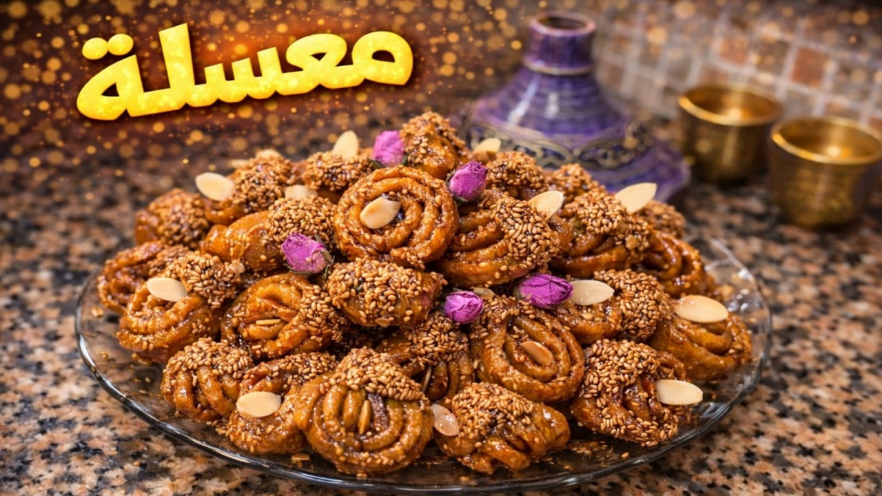 المعسلة المغربية الأصلية 🍯 | مقرمشة ومعسلة بذوق زمان