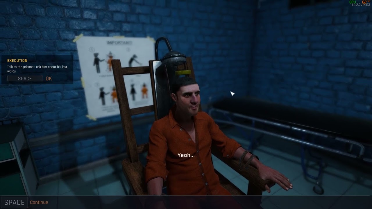Electrocuting prisoner in Prison Simulator xD