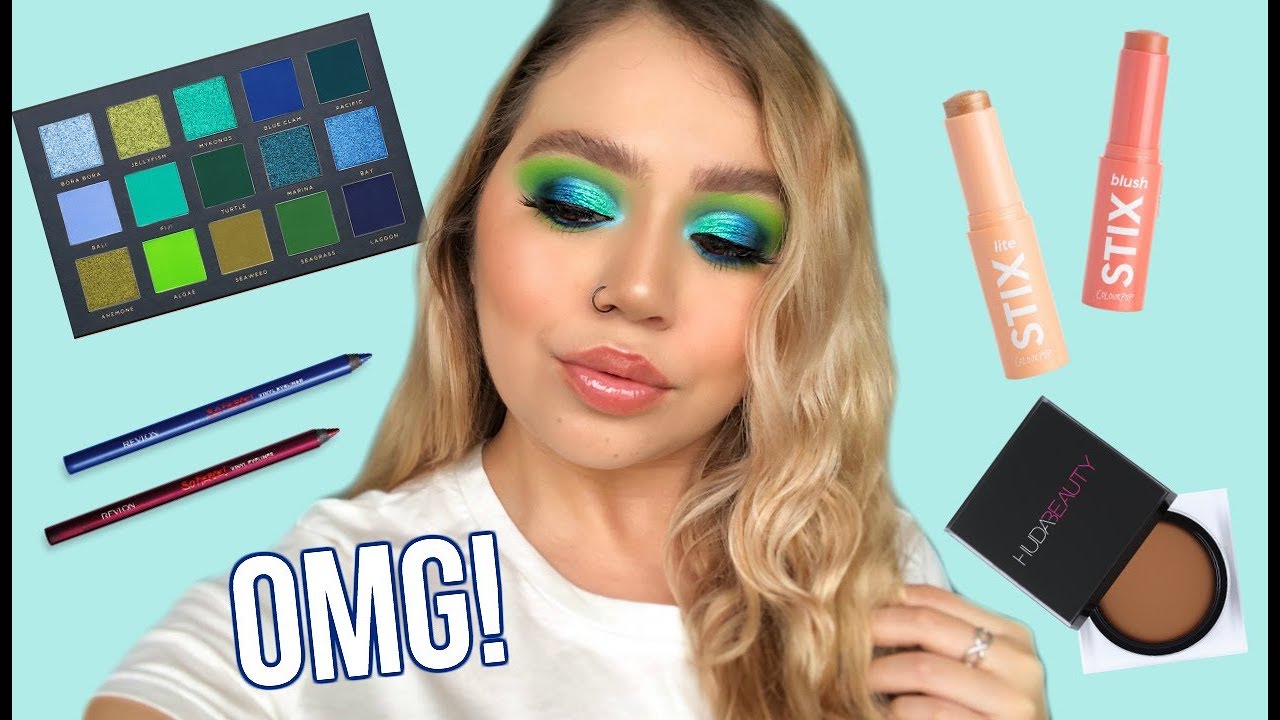 TRYING NEW MAKEUP LAUNCHES | ACE BEAUTE, COLOURPOP, HUDA BEAUTY | Makeupbytreenz